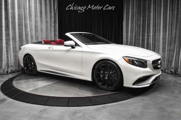 Used 2017 Mercedes-Benz S63 AMG Convertible Carbon Fiber Interior Trim $202k MSRP 577HP Serviced for sale Sold at Chicago Motor Cars in West Chicago IL 60185 6