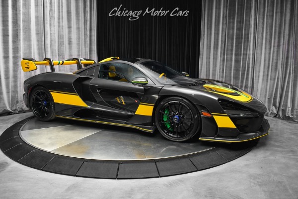 Used 2019 McLaren Senna XP Visual Carbon Gloss Body! Volcano Yellow Paint Details! Serviced! for sale Sold at Chicago Motor Cars in West Chicago IL 60185 6