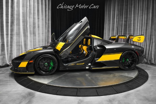 Used 2019 McLaren Senna XP Visual Carbon Gloss Body! Volcano Yellow Paint Details! Serviced! for sale Sold at Chicago Motor Cars in West Chicago IL 60185 1