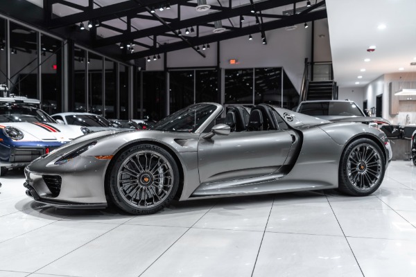 Used 2015 Porsche 918 Spyder $63k Liquid Silver Paint! 1 Owner Car