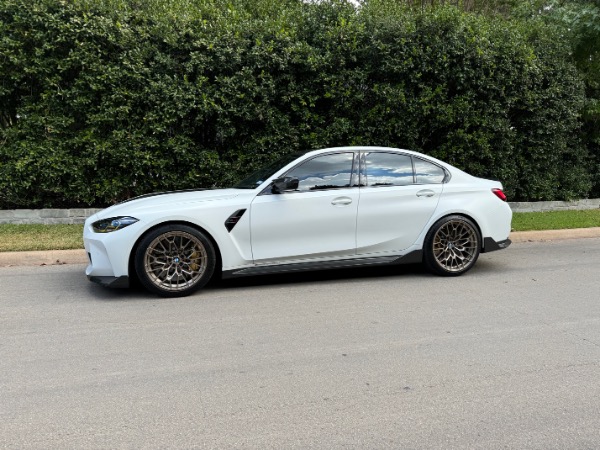 Used 2024 BMW M3 CS Sedan MSRP $138,110+ Upgrades LOADED Perfect! Frozen Solid White! for sale Sold at Chicago Motor Cars in West Chicago IL 60185 2