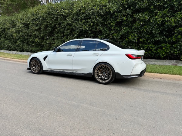 Used 2024 BMW M3 CS Sedan MSRP $138,110+ Upgrades LOADED Perfect! Frozen Solid White! for sale Sold at Chicago Motor Cars in West Chicago IL 60185 4