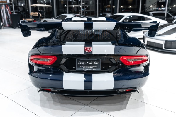 Used 2016 Dodge Viper ACR Coupe Only 5k Miles GTS White Stripe Option Upgraded Exhaust! for sale $497,800 at Chicago Motor Cars in West Chicago IL 60185 4