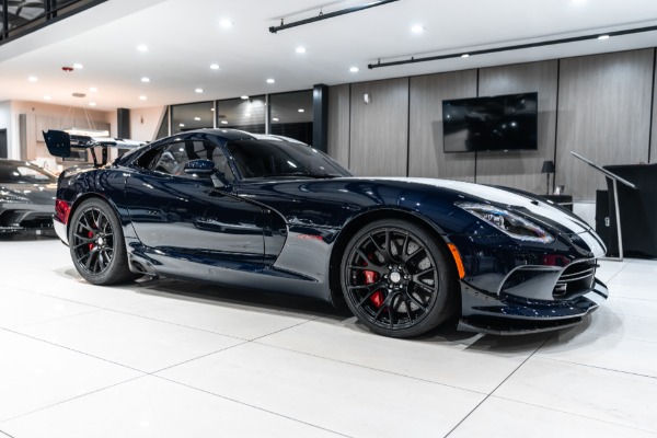 Used 2016 Dodge Viper ACR Coupe Only 5k Miles GTS White Stripe Option Upgraded Exhaust! for sale $497,800 at Chicago Motor Cars in West Chicago IL 60185 6