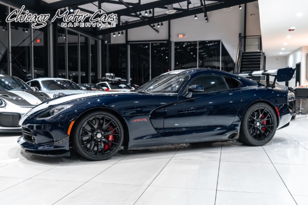 Used 2016 Dodge Viper ACR Coupe Only 5k Miles GTS White Stripe Option Upgraded Exhaust! for sale $497,800 at Chicago Motor Cars in West Chicago IL