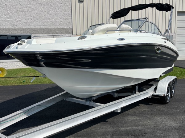 Used 2014 Southwind 2200 Sport Deck Boat 150 HP Yamaha Low Hours Well Maintained for sale Sold at Chicago Motor Cars in West Chicago IL 60185 4
