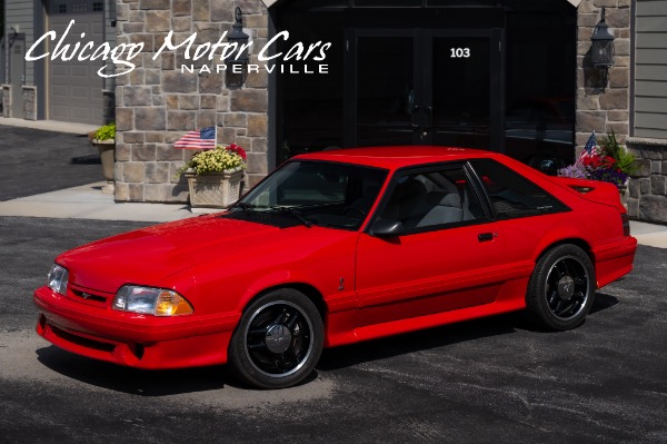 Used 1993 Ford Mustang SVT Cobra R Coupe 5 Speed Manual Only 2k Miles Collector Quality Condition for sale $219,800 at Chicago Motor Cars in West Chicago IL