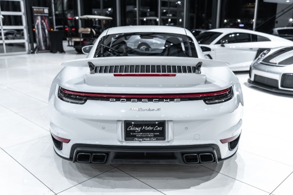 Used 2024 Porsche 911 Turbo S Coupe ONLY 3900 Miles! Ice Grey! Surround View! Storage Pkg! for sale Sold at Chicago Motor Cars in West Chicago IL 60185 4