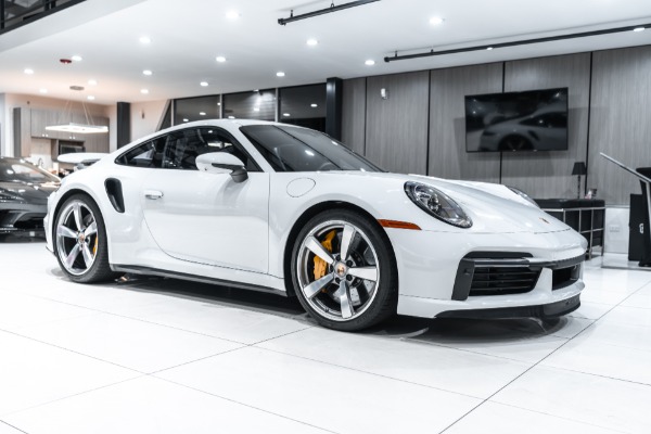 Used 2024 Porsche 911 Turbo S Coupe ONLY 3900 Miles! Ice Grey! Surround View! Storage Pkg! for sale Sold at Chicago Motor Cars in West Chicago IL 60185 6