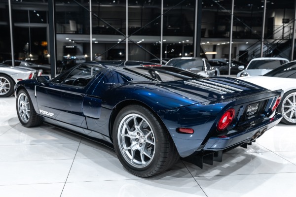 Used 2005 Ford GT 1/14 Stripe Delete Midnight Blue Cars Made Only 2100 Miles Pristine for sale Sold at Chicago Motor Cars in West Chicago IL 60185 3