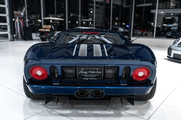 Used 2005 Ford GT 1/14 Stripe Delete Midnight Blue Cars Made Only 2100 Miles Pristine for sale Sold at Chicago Motor Cars in West Chicago IL 60185 4