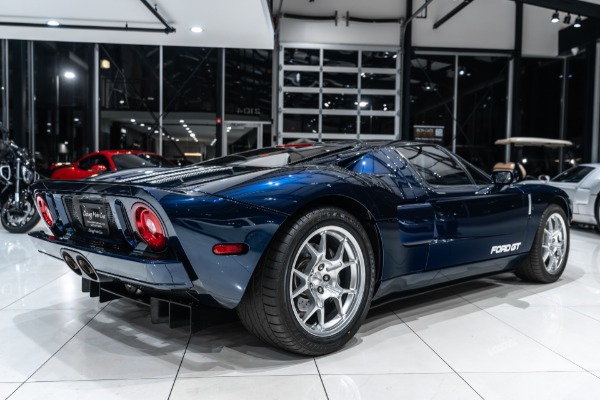 Used 2005 Ford GT 1/14 Stripe Delete Midnight Blue Cars Made Only 2100 Miles Pristine for sale Sold at Chicago Motor Cars in West Chicago IL 60185 5