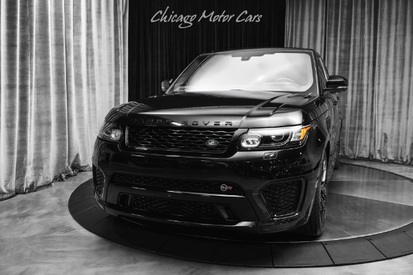 Used 2016 Land Rover Range Rover Sport SVR Meridian Sound! Blue Calipers! 550 HP! Loaded BLACK! for sale $24,800 at Chicago Motor Cars in West Chicago IL 60185 2