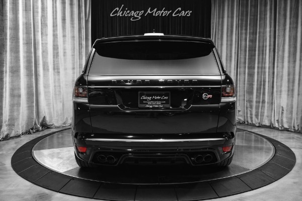 Used 2016 Land Rover Range Rover Sport SVR Meridian Sound! Blue Calipers! 550 HP! Loaded BLACK! for sale $24,800 at Chicago Motor Cars in West Chicago IL 60185 4