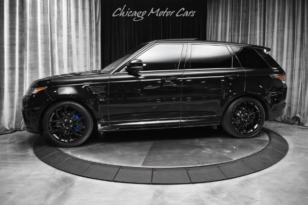 Used 2016 Land Rover Range Rover Sport SVR Meridian Sound! Blue Calipers! 550 HP! Loaded BLACK! for sale Call for price at Chicago Motor Cars in West Chicago IL