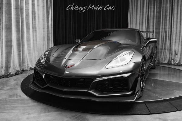 Used 2019 Chevrolet Corvette ZR1 3ZR ZTK MANUAL!  Competition Seats Carbon Fiber Roof Package Rare for sale Sold at Chicago Motor Cars in West Chicago IL 60185 2