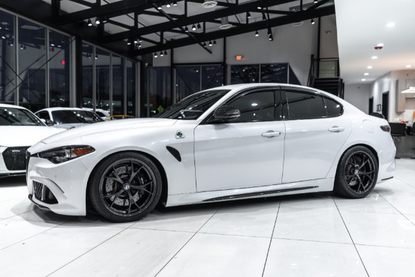Used 2018 Alfa Romeo Giulia Quadrifoglio! IDEAL TUNE EXHAUST INTAKE! TASTEFULLY MODIFIED! for sale Sold at Chicago Motor Cars in West Chicago IL 60185 2