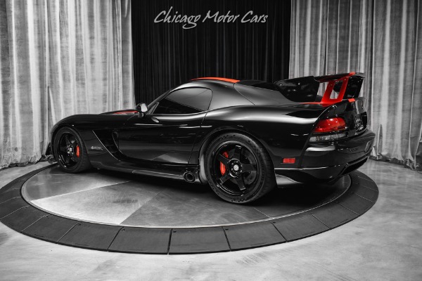 Used 2008 Dodge Viper SRT-10 RARE ACR COUPE! Black w/ Red Driver Stripe Low Miles for sale Sold at Chicago Motor Cars in West Chicago IL 60185 3
