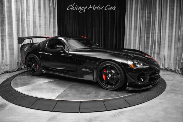 Used 2008 Dodge Viper SRT-10 RARE ACR COUPE! Black w/ Red Driver Stripe Low Miles for sale Sold at Chicago Motor Cars in West Chicago IL 60185 6