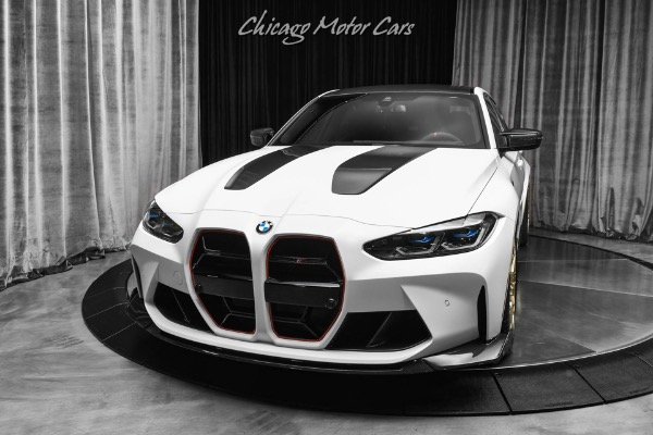 Used 2024 BMW M3 AWD CS Frozen Solid White! M Carbon Ceramic Brakes! Full Stealth PPF! for sale Sold at Chicago Motor Cars in West Chicago IL 60185 2