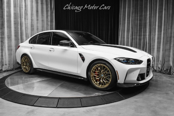 Used 2024 BMW M3 AWD CS Frozen Solid White! M Carbon Ceramic Brakes! Full Stealth PPF! for sale Sold at Chicago Motor Cars in West Chicago IL 60185 6