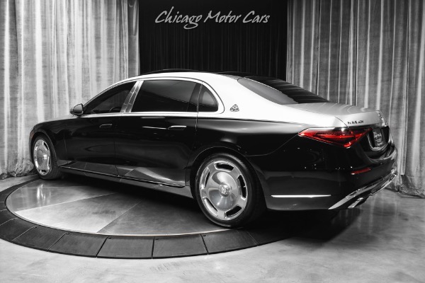 Used 2021 Mercedes-Benz S580 Maybach Sedan! RARE Two-Tone! Exclusive Monoblock Wheels! Burmester Sound! for sale Sold at Chicago Motor Cars in West Chicago IL 60185 3