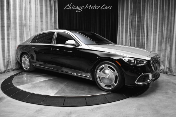 Used 2021 Mercedes-Benz S580 Maybach Sedan! RARE Two-Tone! Exclusive Monoblock Wheels! Burmester Sound! for sale Sold at Chicago Motor Cars in West Chicago IL 60185 6