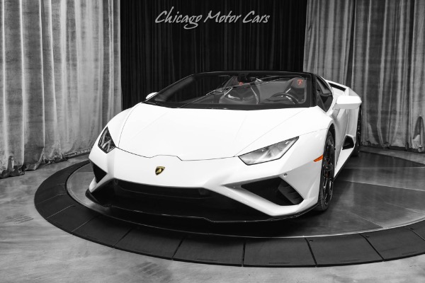 Used 2020 Lamborghini Huracan EVO Spyder Front PPF Carbon Fiber Sport Seats Sensonum Sound for sale Sold at Chicago Motor Cars in West Chicago IL 60185 2