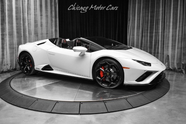 Used 2020 Lamborghini Huracan EVO Spyder Front PPF Carbon Fiber Sport Seats Sensonum Sound for sale Sold at Chicago Motor Cars in West Chicago IL 60185 6
