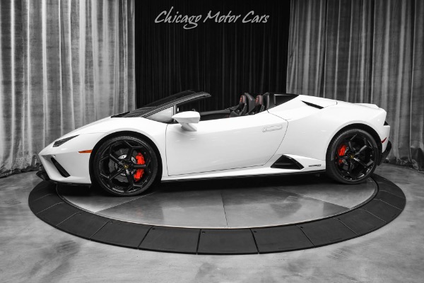 Used 2020 Lamborghini Huracan EVO Spyder Front PPF Carbon Fiber Sport Seats Sensonum Sound for sale Sold at Chicago Motor Cars in West Chicago IL 60185 1