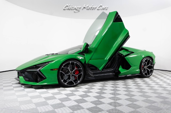 Used 2024 Lamborghini Revuelto Only 300 Miles! Stunning Rare Verde Viper! Carbon Ceramic Brakes! Loaded! for sale Sold at Chicago Motor Cars in West Chicago IL 60185 1