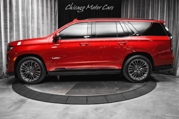Used 2023 Cadillac Escalade-V Only 4k Miles 682HP Night Vision AKG 36-Speakers Loaded for sale Sold at Chicago Motor Cars in West Chicago IL 60185 1