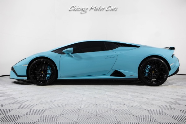 Used 2023 Lamborghini Huracan Tecnica 1 of 1 Spec! Ad Personam Celeste Sufax! Carbon Fiber! Loaded! for sale Sold at Chicago Motor Cars in West Chicago IL 60185 2