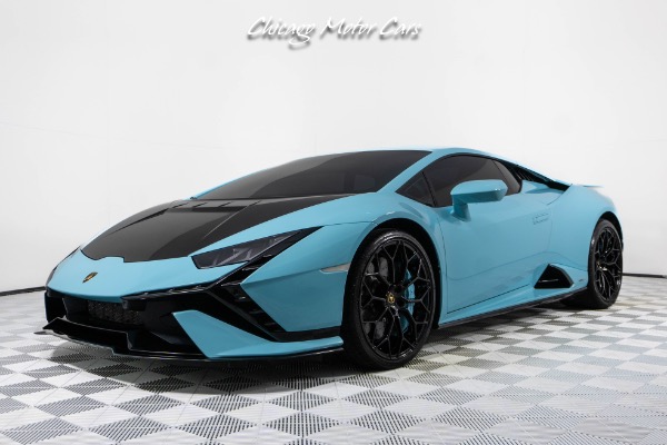 Used 2023 Lamborghini Huracan Tecnica 1 of 1 Spec! Ad Personam Celeste Sufax! Carbon Fiber! Loaded! for sale Sold at Chicago Motor Cars in West Chicago IL 60185 5