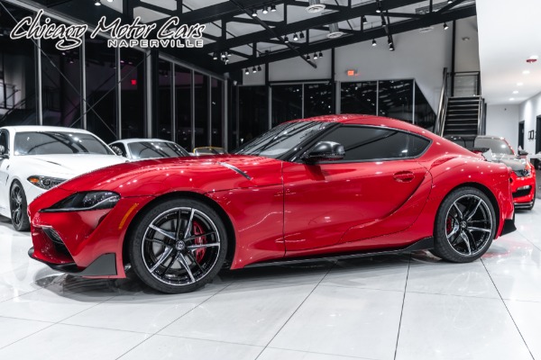 Used 2021 Toyota GR Supra 3.0 Premium Coupe ONLY 13k Miles! Intake! Front PPF! CarPlay! for sale Sold at Chicago Motor Cars in West Chicago IL 60185 1