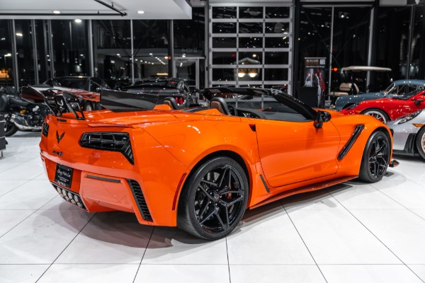 Used 2019 Chevrolet Corvette ZR1 3ZR Convertible ZTK Track Pkg Sebring Orange Pkg! ONLY 5k Miles! LOADED for sale Sold at Chicago Motor Cars in West Chicago IL 60185 4