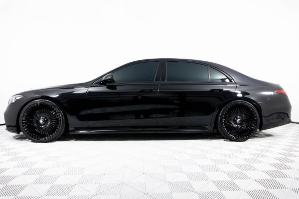 Used 2023 Mercedes-Benz S-Class S580 4Matic Forgiato Wheels 4 Wheel Steering Sinister Spec Red Interior Loaded for sale Sold at Chicago Motor Cars in West Chicago IL 60185 2