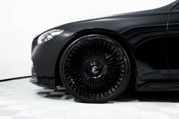 Used 2023 Mercedes-Benz S-Class S580 4Matic Forgiato Wheels 4 Wheel Steering Sinister Spec Red Interior Loaded for sale Sold at Chicago Motor Cars in West Chicago IL 60185 3