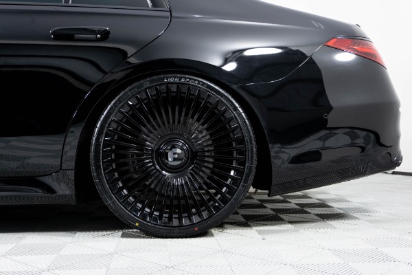 Used 2023 Mercedes-Benz S-Class S580 4Matic Forgiato Wheels 4 Wheel Steering Sinister Spec Red Interior Loaded for sale Sold at Chicago Motor Cars in West Chicago IL 60185 4
