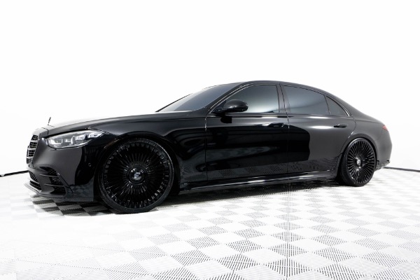 Used 2023 Mercedes-Benz S-Class S580 4Matic Forgiato Wheels 4 Wheel Steering Sinister Spec Red Interior Loaded for sale Sold at Chicago Motor Cars in West Chicago IL 60185 1