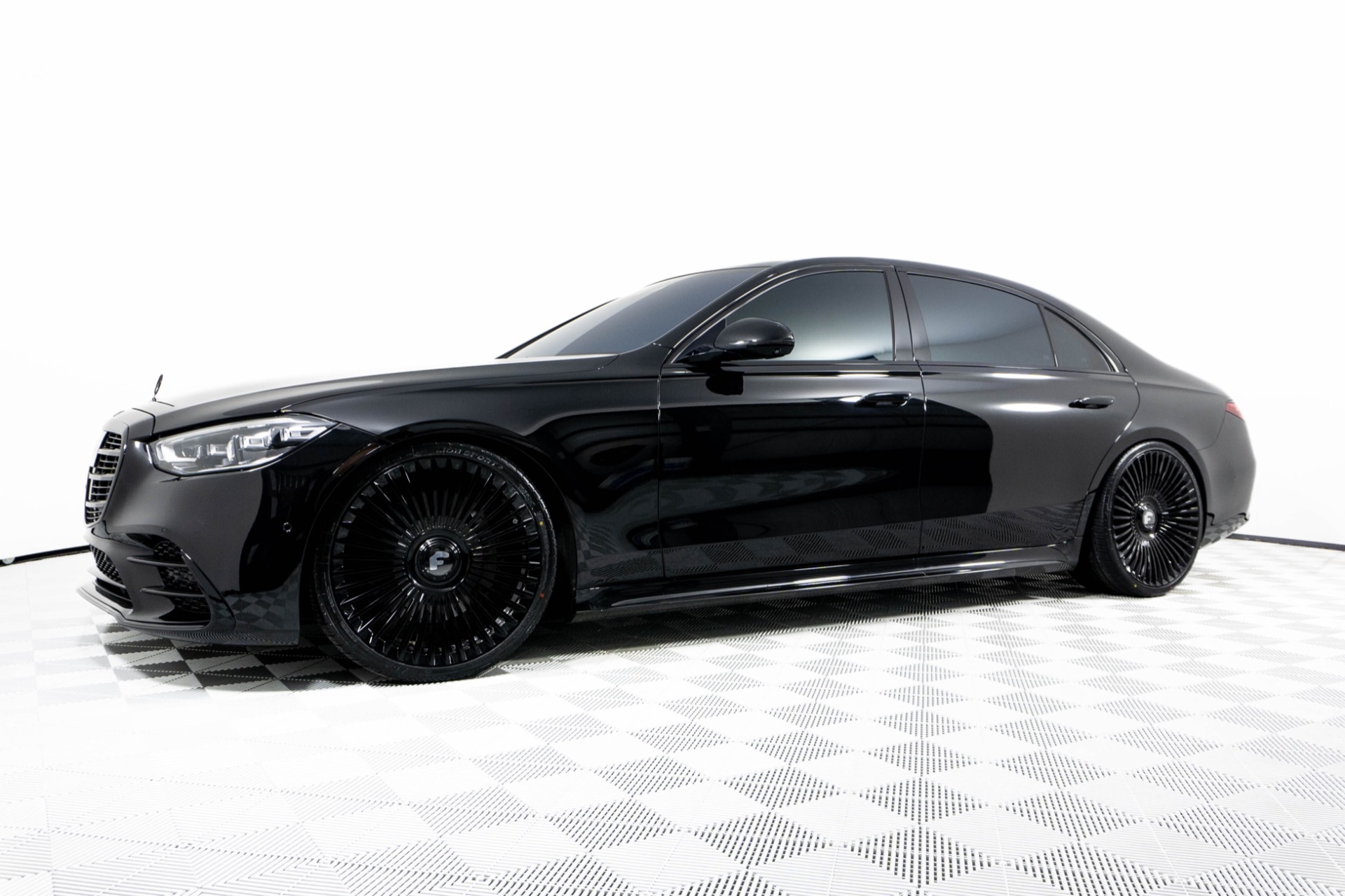 Used 2023 Mercedes-Benz S-Class S580 4Matic Forgiato Wheels 4 Wheel Steering Sinister Spec Red Interior Loaded for sale Sold at Chicago Motor Cars in West Chicago IL 60185 1