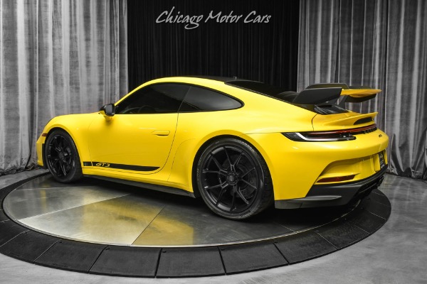 Used 2022 Porsche 911 GT3 Racing Yellow 6 Speed Manual Carbon Buckets Recent Service @ Porsche for sale Sold at Chicago Motor Cars in West Chicago IL 60185 3