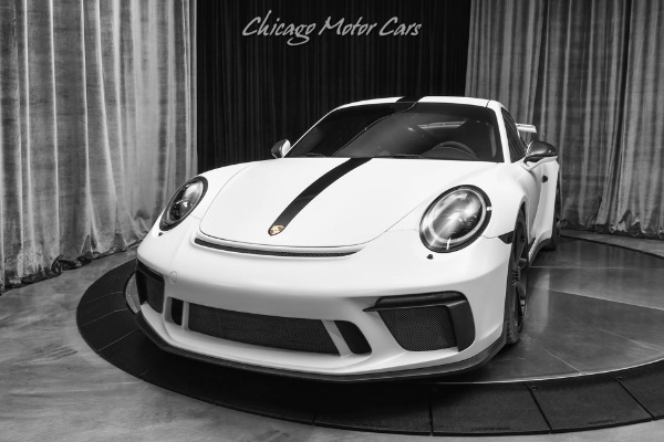 Used 2018 Porsche 911 GT3 PCCBs Stealth PPF Axle Lifter Carbon Bucket Just Serviced! Carbon Fiber for sale Sold at Chicago Motor Cars in West Chicago IL 60185 2