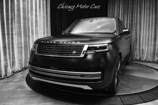 Used 2023 Land Rover Range Rover P530 SE! Factory Satin Black! HUD! Panoroof! Loaded! for sale Sold at Chicago Motor Cars in West Chicago IL 60185 2
