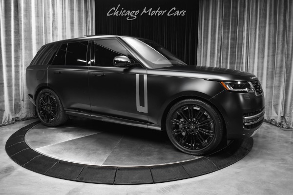 Used 2023 Land Rover Range Rover P530 SE! Factory Satin Black! HUD! Panoroof! Loaded! for sale Sold at Chicago Motor Cars in West Chicago IL 60185 6