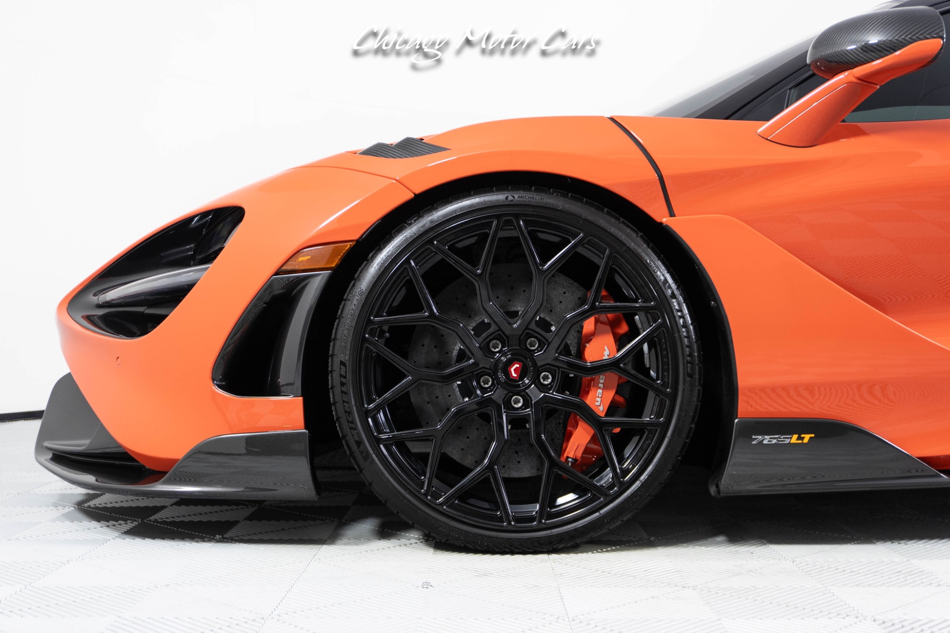 Used 2021 McLaren 765LT Rare Nardo Orange Paint! Vossen HF-2