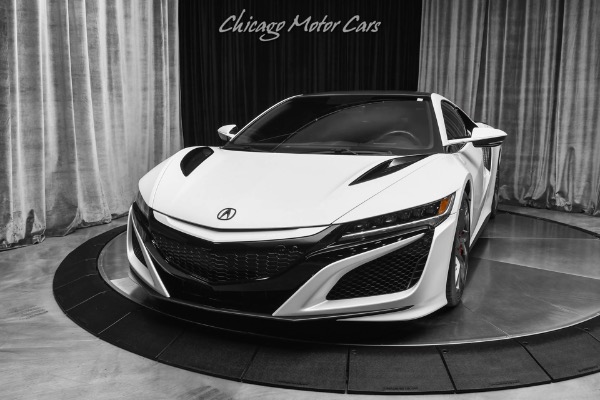 Used 2017 Acura NSX SH-AWD Sport Hybrid! Satin White PPF! Hot Combo! Tons of Carbon Fiber! for sale Sold at Chicago Motor Cars in West Chicago IL 60185 2