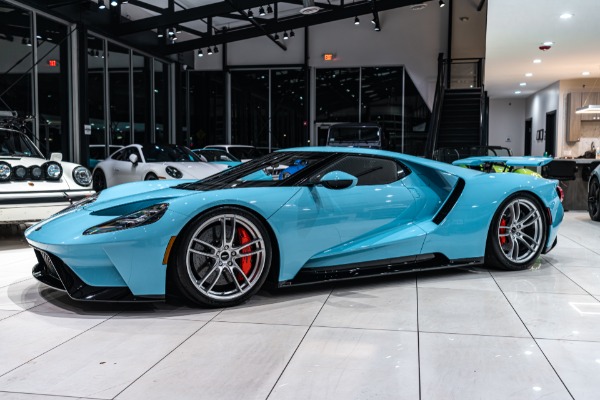 Used 2018 Ford GT Extended Color Palette 2 Gulf Blue Only 4k Miles RARE Color & Opportunity! for sale Sold at Chicago Motor Cars in West Chicago IL 60185 2