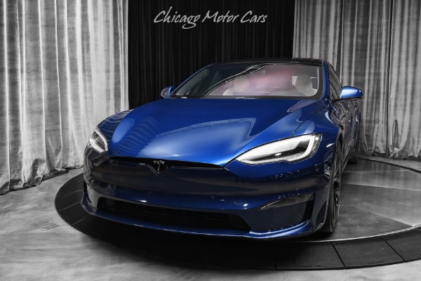 Used 2021 Tesla Model S Plaid Sedan 1,020 HP! Auto-Pilot! MSRP $139K+! Stunning Color Combo! for sale Sold at Chicago Motor Cars in West Chicago IL 60185 2