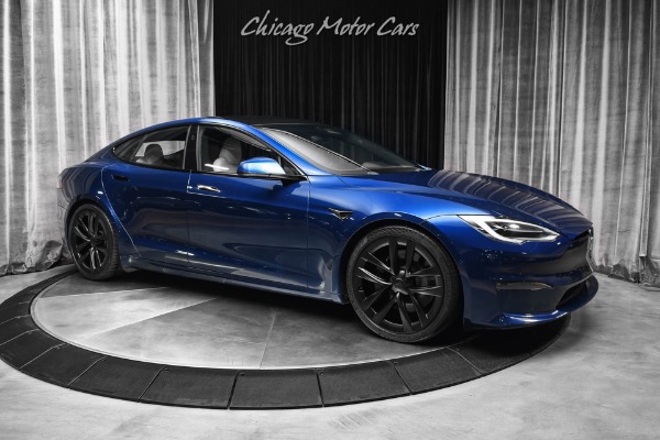 Used 2021 Tesla Model S Plaid Sedan 1,020 HP! Auto-Pilot! MSRP $139K+! Stunning Color Combo! for sale Sold at Chicago Motor Cars in West Chicago IL 60185 6